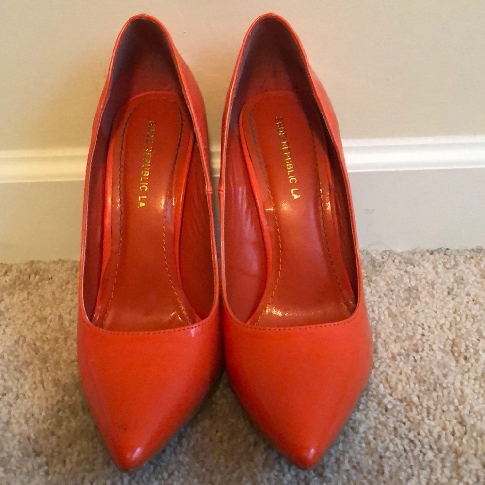 Orange heels